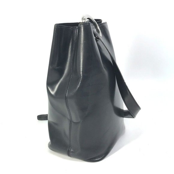 CARTIER Leopard print PANTHERE Shoulder Bag Leather Black/Silver - Picture 16 of 16